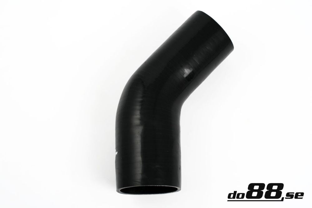 DO88 SBR45G70-76 Silicone Hose Black 45 degree 2,75 - 3'' (70 - 76mm)