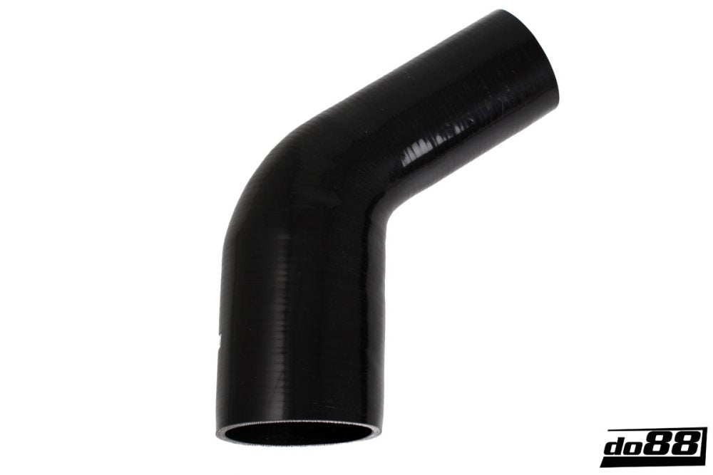 DO88 SBR60G80-89 Silicone Hose Black 60 degree 3,125 - 3,5'' (80-89mm)