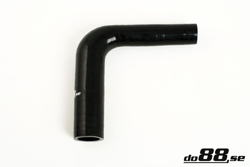DO88 SBR90G13-19 Silicone Hose Black 90 degree 0,5 - 0,75'' (13-19mm)