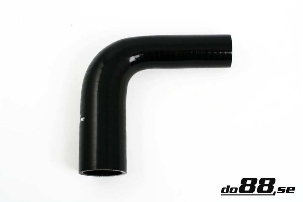 DO88 SBR90G35-38 Silicone Hose Black 90 degree 1,375 - 1,5'' (35 - 38mm)