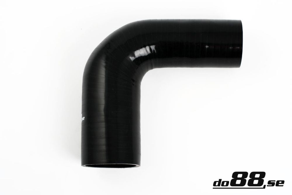 DO88 SBR90G51-63 Silicone Hose Black 90 degree 2 - 2,5'' (51 - 63mm)