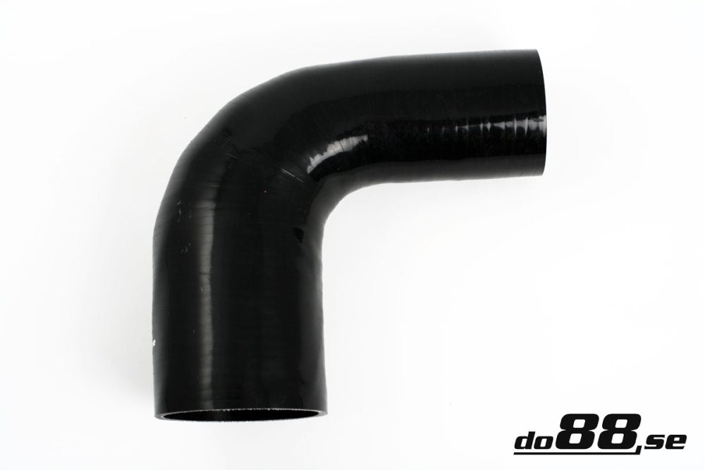 DO88 SBR90G80-102 Silicone Hose Black 90 degree 3,125 - 4'' (80-102mm)