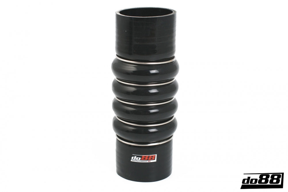 DO88 SCAC63 Silicone Hose Black 4-Humps 2,5'' (63mm)