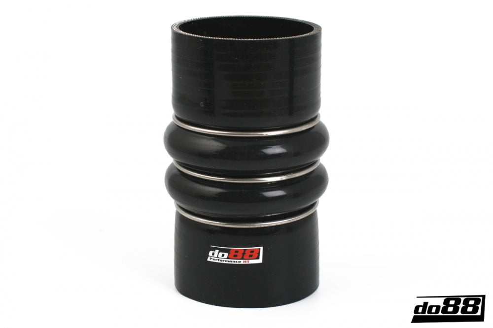 DO88 SDH80 Silicone Hose Black 2-Humps 3,125'' (80mm)