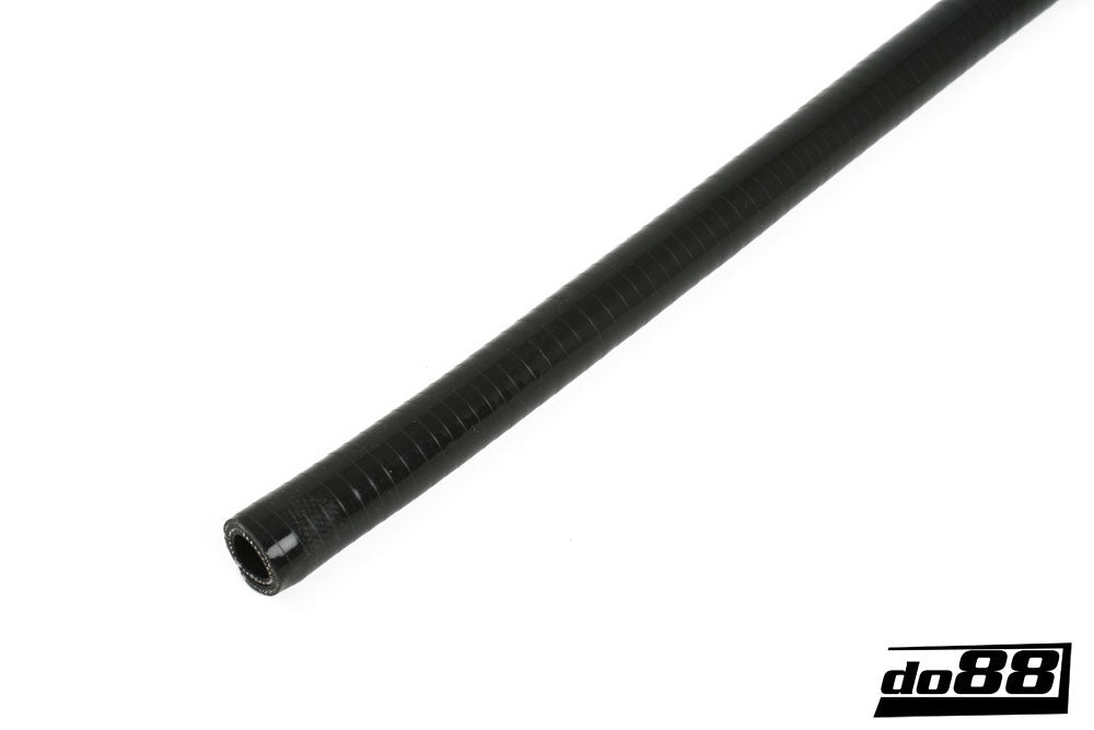 DO88 SFS19 Silicone Hose Black Flexible smooth 0,75'' (19mm)