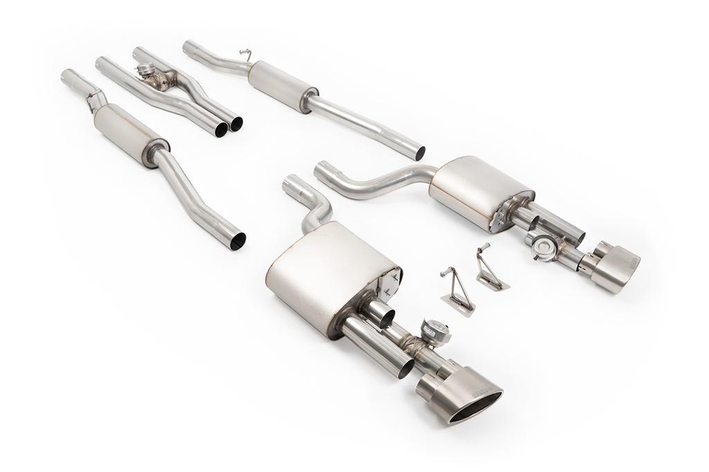 MillTek-SSXAU1129-Cat-back V2 Valved Cat Back with Active | ML Performance Car Parts