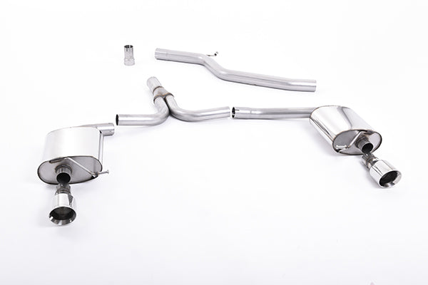 Milltek SSXAU298 Audi Cat-Back Dual Outlet (Inc. A4, A5)