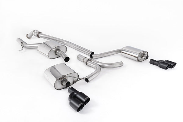 Milltek SSXAU660 Audi Cerakote Black Quad-Outlet (Inc. A5)