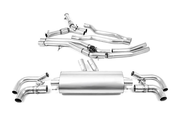 Milltek SSXAU899 Audi Non-Resonated (Louder) - No Cutting Required (Inc. Q8)