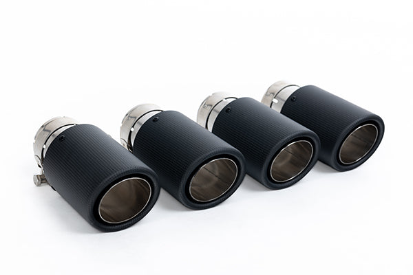 Milltek SSXBM1149 BMW Equal Length (Loudest) Carbon Fibre Tips - Oe System (Inc. 3 Series, 4 Series)