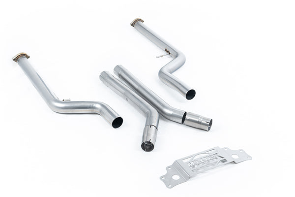 Milltek SSXBM1299 BMW Secondary Cat Bypass - Non Resonated To Oe Axle Back Only