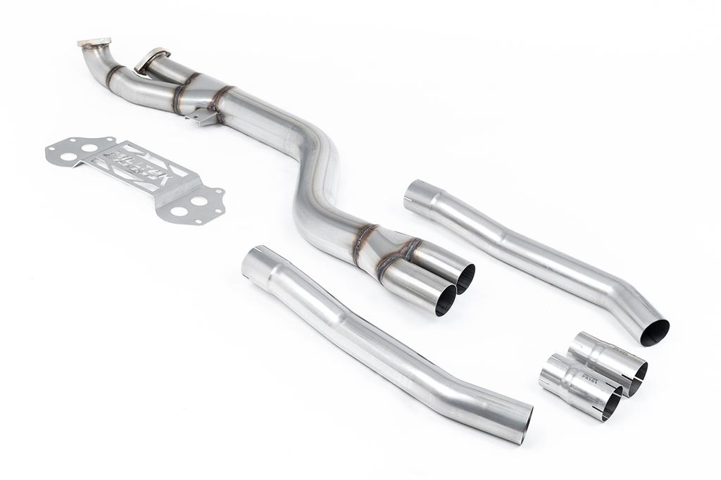 MillTek-SSXBM1335-GPF/OPF Bypass OPF/GPF Bypass Single Pipe 102mm - Non Resonated to OE Axle Back Only | ML Performance Car Parts