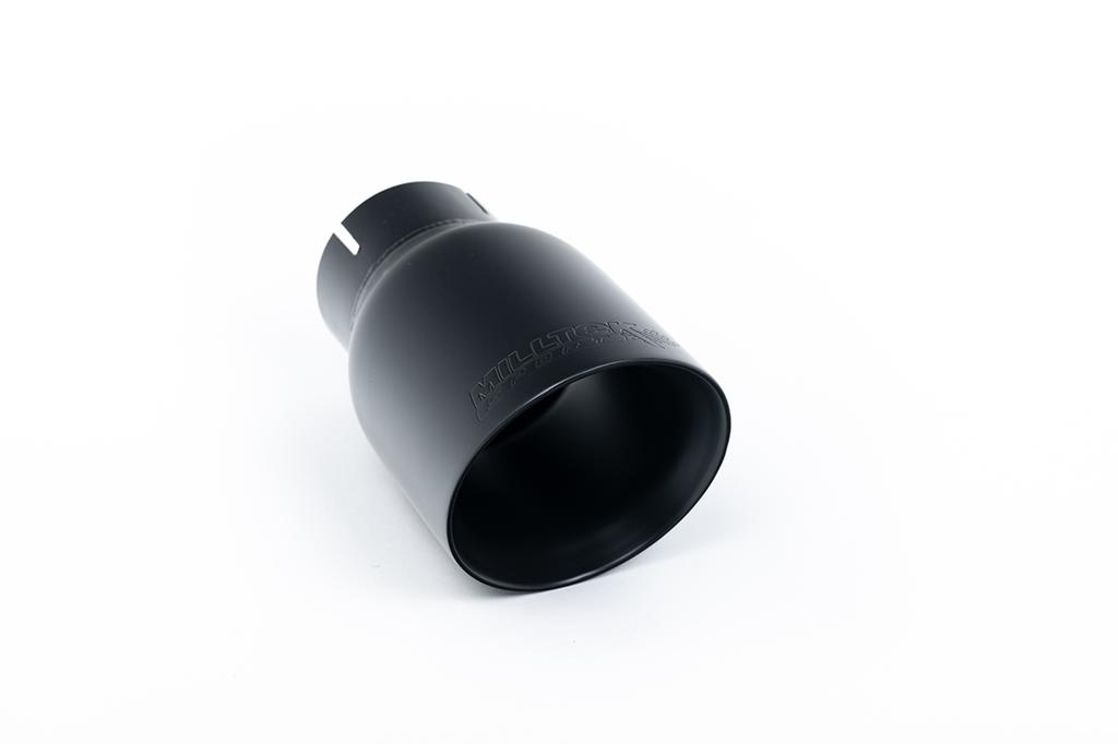 MillTek-SSXFD485-Cat-back Single Outlet - Race Part-Resonated (Louder) with GT-100 Cerakote Black Tip | ML Performance Car Parts