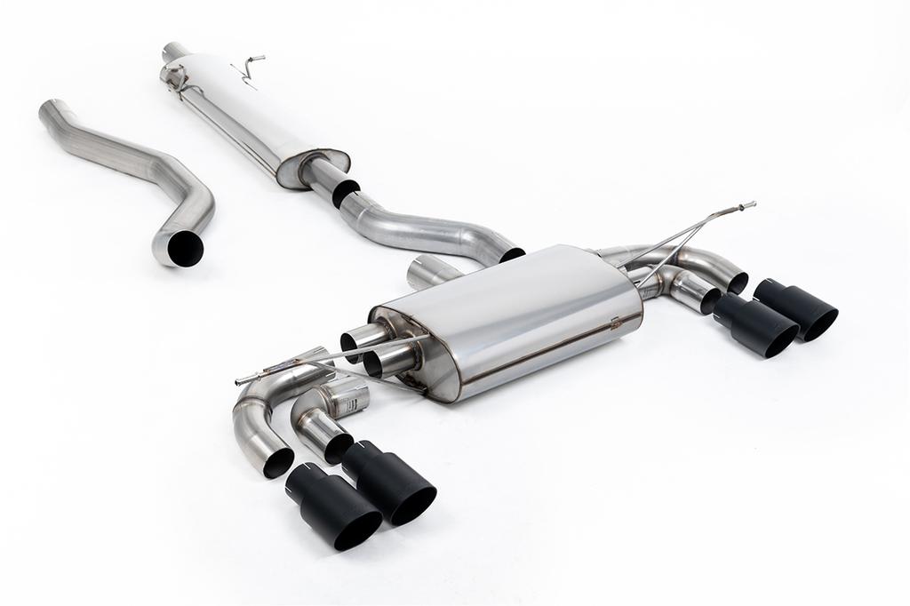 MillTek-SSXLR215-Particulate Filter-back OPF/GPF Back System with GT-90 Black Trims - ECE Approved | ML Performance Car Parts