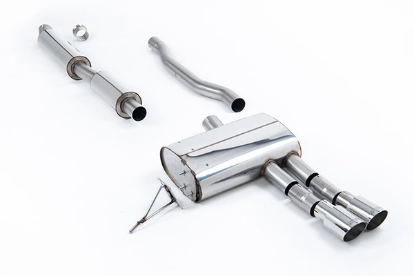 Milltek SSXM487 New Mini Cat-Back Resonated Polished Tips