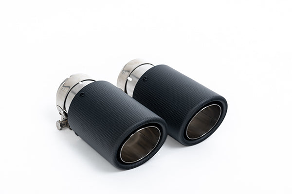 Milltek SSXM490 New Mini Resonated Carbon Tips (Inc. Mk3)