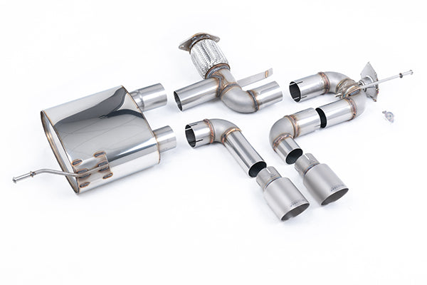 Milltek SSXRN428 Renault / Alpine Brushed Titanium GT-90 Tips - Retains Oe Valve Control (Inc. A110)