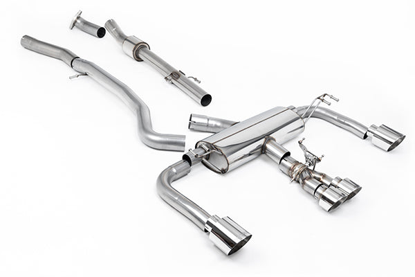 Milltek SSXTY149 Toyota 76.2mm / 3' Non Resonated Primary Cat-Back (Loudest) With Polished Gt Tips (Inc. Corolla)