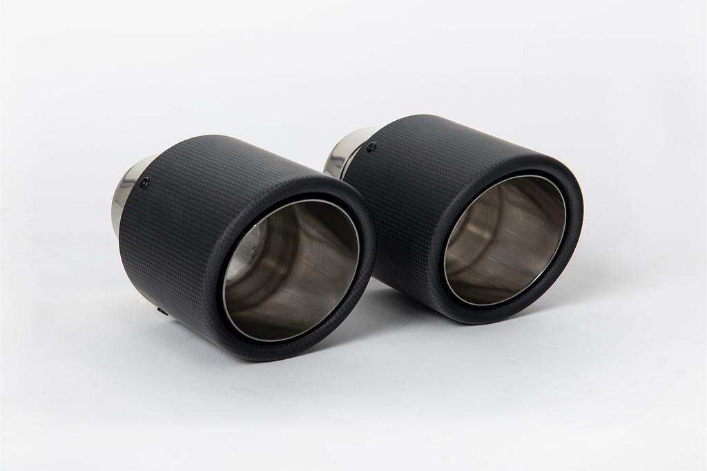 MillTek-SSXTY179-Secondary Cat-back Non-resonated (louder) with Carbon Fibre Tips | ML Performance Car Parts