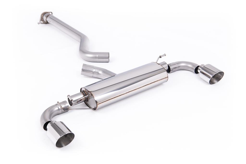 MillTek-SSXTY205-Particulate Filter-back 3' / 76mm Non-Resonated (Louder) OPF/GPF Back System with GT-115 Polished Trims | ML Performance Car Parts