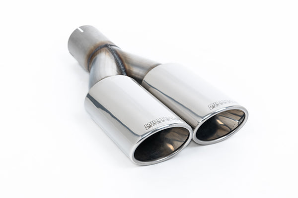 Milltek SSXVW199 Volkswagen Non-Resonated (Louder) - Twin Oval Outlet (Inc. Transporter \ Caravelle)