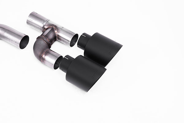 Milltek SSXVW700 Volkswagen Cat Back Golf R Style - Road+ With Cerakote Black Gt-115 Tips (Inc. Golf)