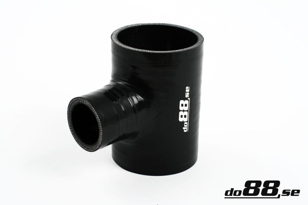 DO88 ST63 Silicone Hose Black T 2,5'' + 1'' (63mm+25mm)
