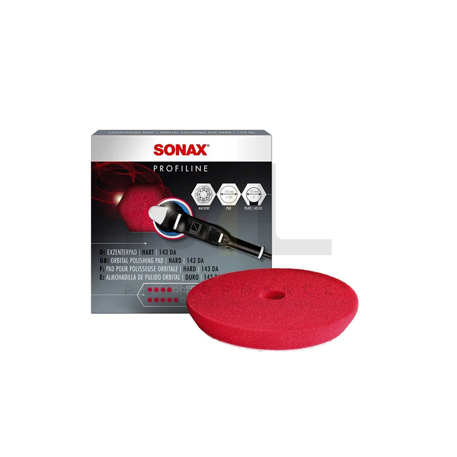 Sonax 4934000 Orbital Polishing Pad hard 143 DA