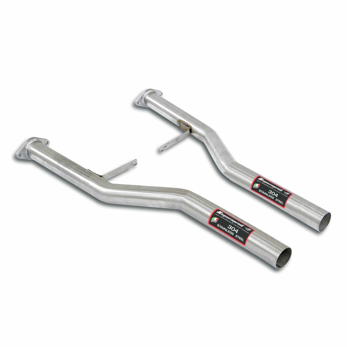 Supersprint Jaguar XKR 4.2l Supercharged Catless Front Pipes - Left & Right