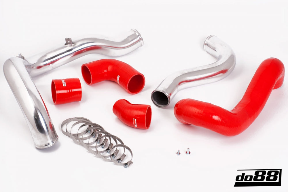 DO88 TR-110R SAAB 9-3 2.8T V6 06-11 Pressure pipes with Red hoses