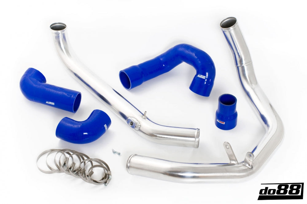 DO88 TR-120B-OEM SAAB 9-3 2.0T 2003- OEM IC Pressure pipes with Blue hoses