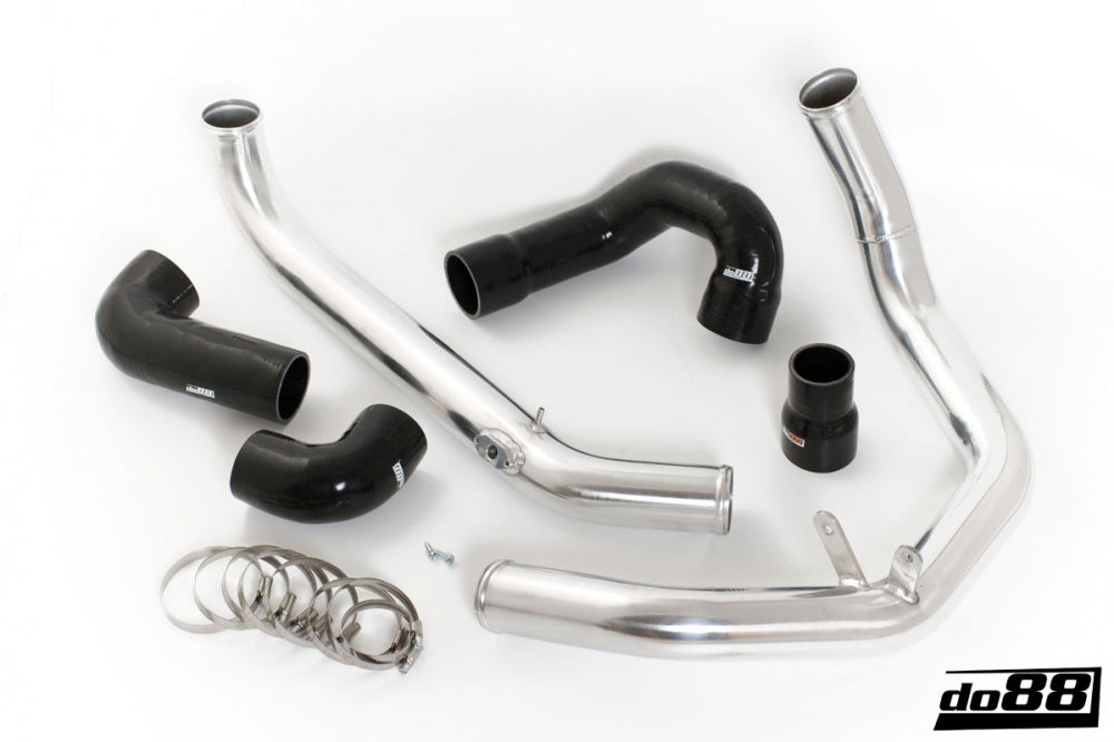 DO88 TR-120S-do88 SAAB 9-3 2.0T 2003- IC Pressure pipes with Black hoses