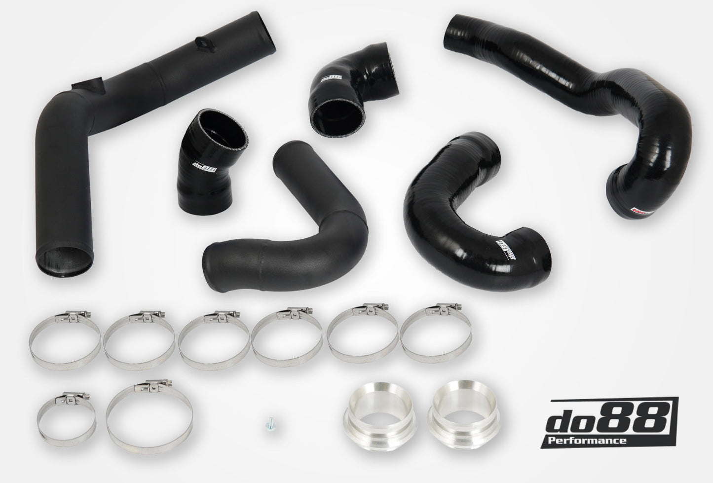 DO88 TR-330-S SAAB 9-5 2.8t V6 2010-2011 Pressure pipes with Black hoses