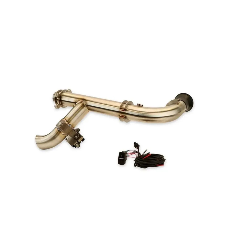 Trinity Racing Side Piece Header Electronic Cutout Can Am Maverick X3 2015-2022