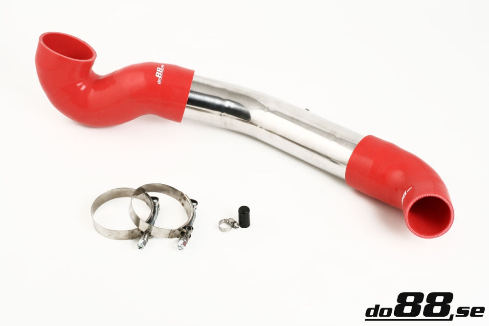DO88 TR-X70R-UD-R Volvo S60R V70R 04-07 Lower Intercooler pipe, Red