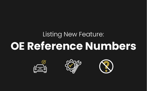 Listing New Feature: OE Reference Numbers