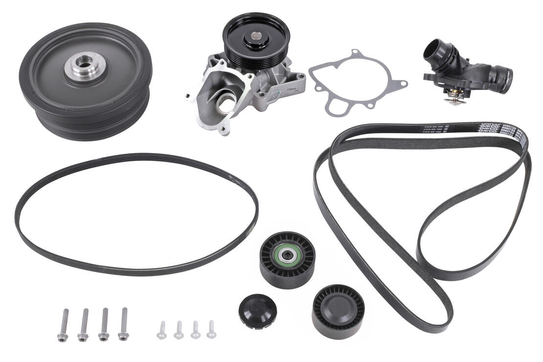 VAICO V2050105BEK Water Pump + V-Ribbed Belt Set | ML Performance Car Parts