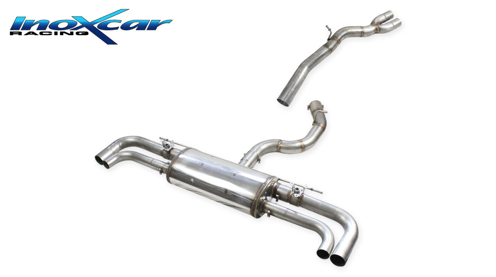 InoXcar VALV.RSQ3.SUV.01 Audi RSQ3 (Type F3) Direct Central Pipe + Rear Silencer R+L + Valves Assembly With Original Electric Engines 1 | ML Performance UK Car Parts