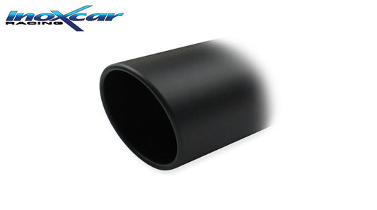 InoXcar CATBACK.BMG42.01.XR10BLACKMATT BMW G42 SERIE 2 Direct Central Pipe + Rear Silencer With End Pipe Diam. 100 X-Race Black Matt Dx+Sx 1 | ML Performance UK Car Parts