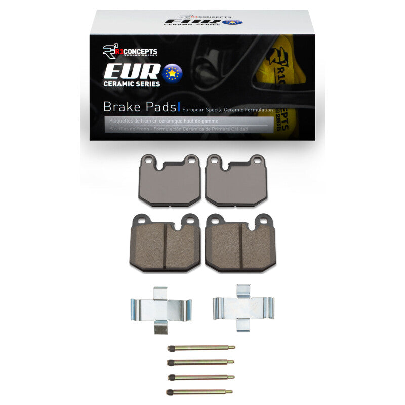 R1 Concepts R1 76-77 BMW 320I (USA/Canada) Front Euro Ceramic Pads & Hardware Kit