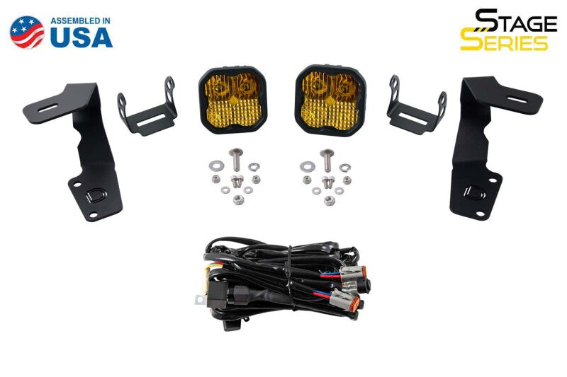 Diode Dynamics 15-21 Subaru WRX/STi Pro Stage Series 2in LED Ditch Light Kit - White Combo