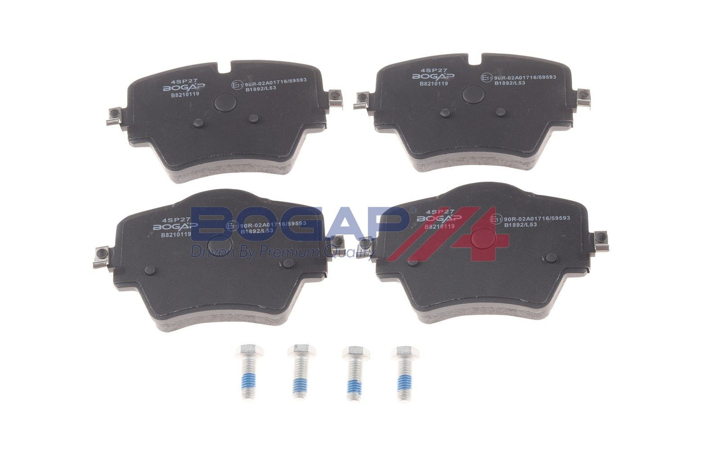 BOGAP B8210119 Brake Pad Set, Disc Brake | ML Performance Car Parts