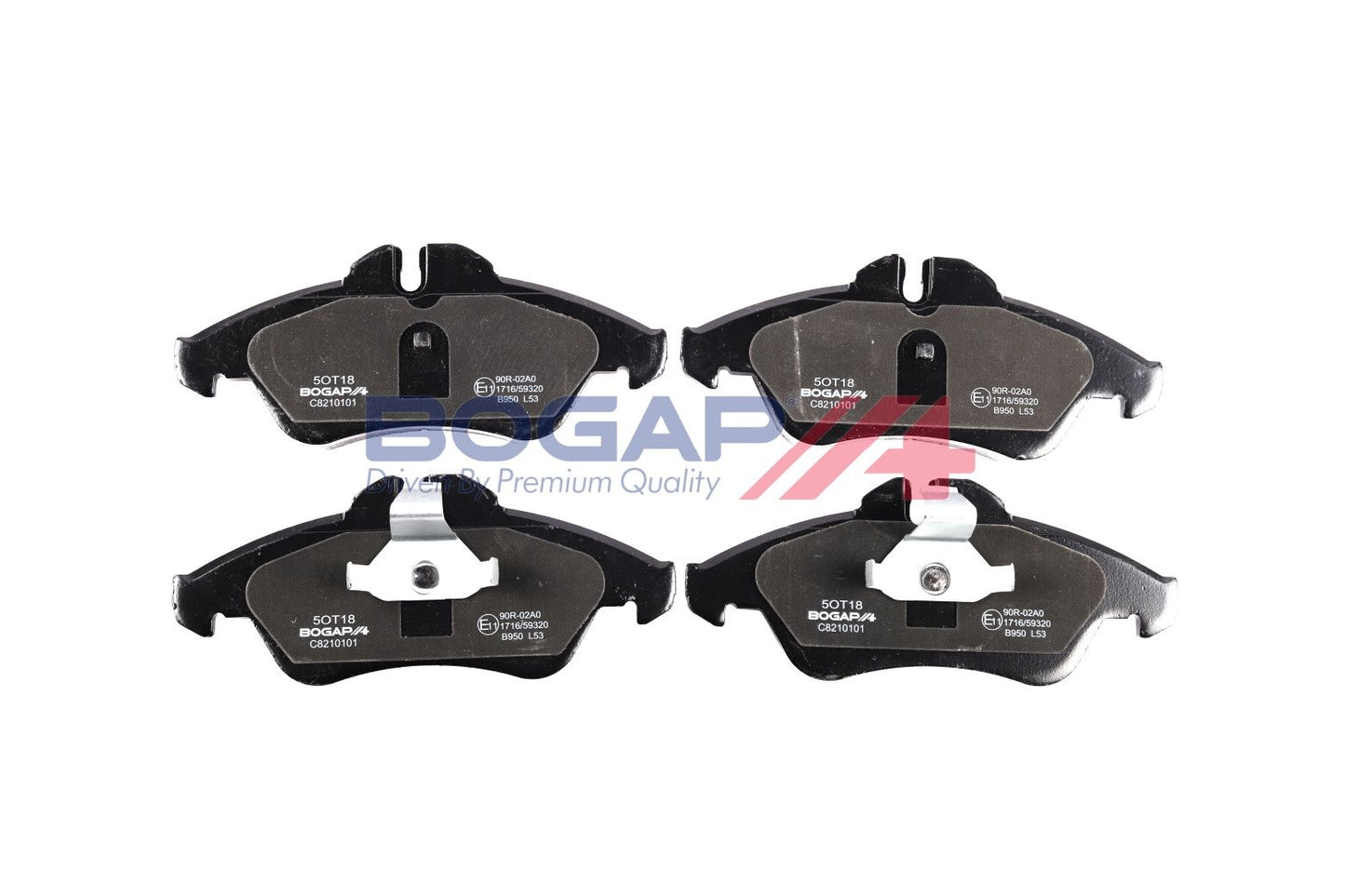 BOGAP C8210101 Brake Pad Set, Disc Brake