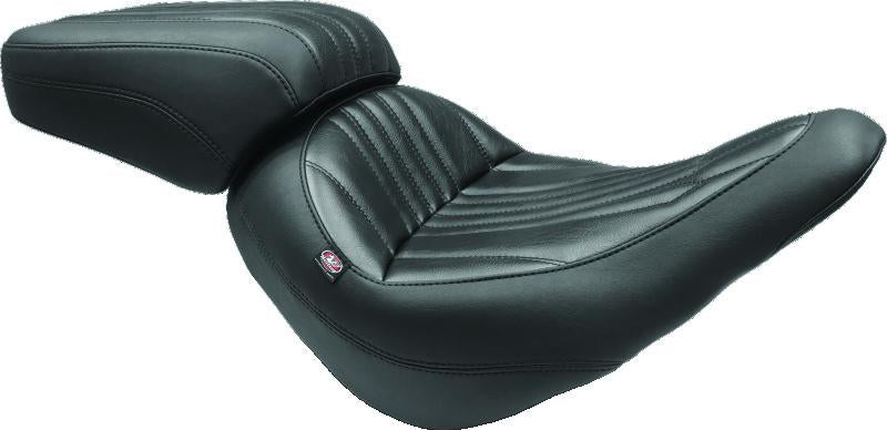 Mustang Motorcycle Mustang 20-21 Harley Low Rider & Sport Glide Standard Touring Solo Seat Dagger - Black