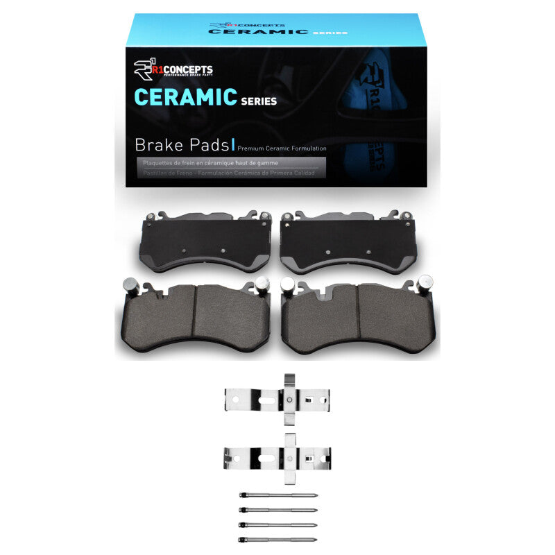 R1 Concepts R1 2007-2025 Audi RS7 Front R1 Ceramic Pads & Hardware Kit