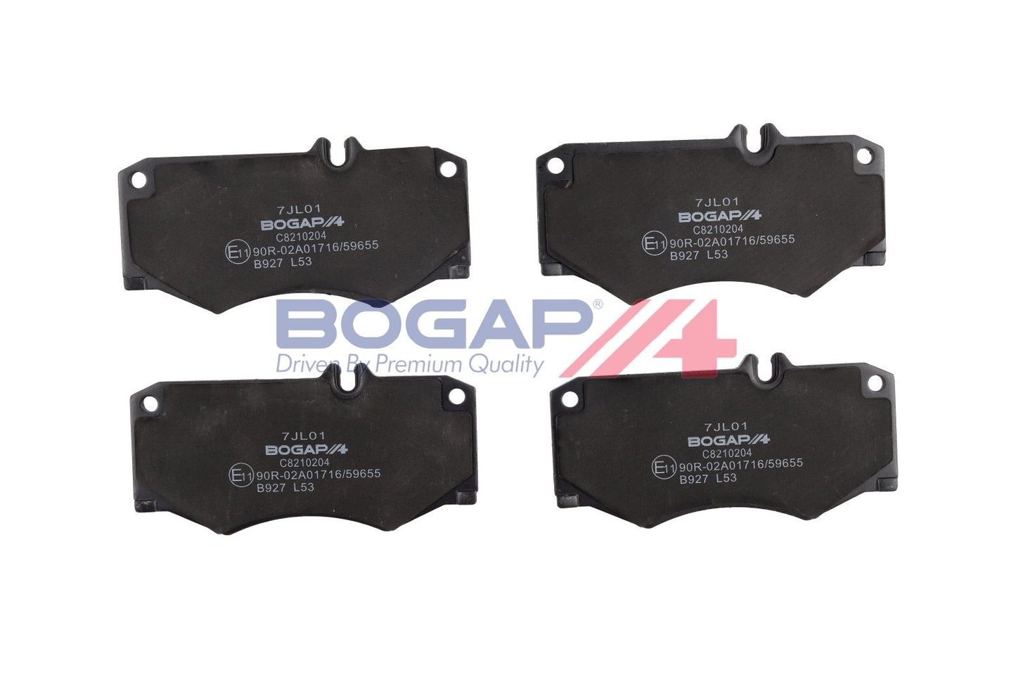 BOGAP C8210204 Brake Pad Set, Disc Brake | ML Performance Car Parts