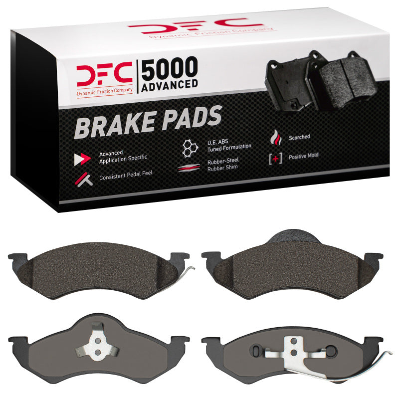 DFC 98-99 Dodge Durango Front 5000 Advanced Semi Metallic Brake Pads