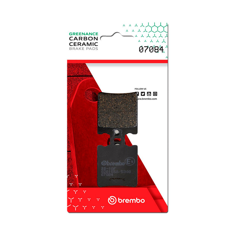Brembo Powersports Brembo Aprilia Leonardo/Aprilia Mx/Aprilia Rs/Aprilia Rx Carbon Ceramic Brake Pad - Rear