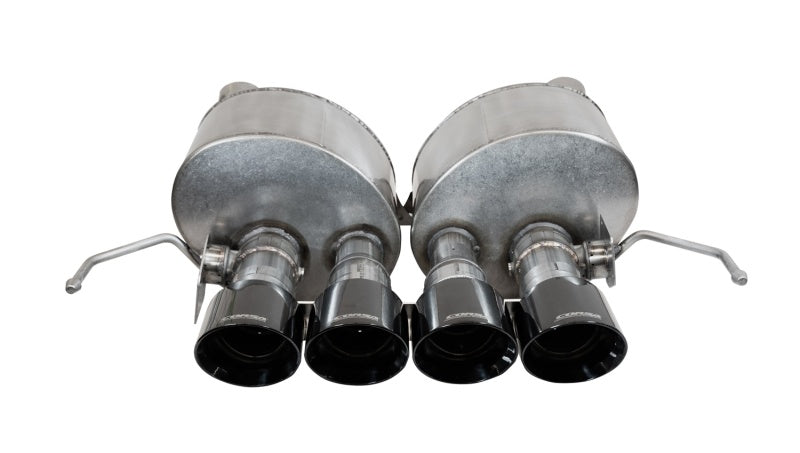 CORSA Performance Corsa 2014-2019 Chevrolet Corvette C7 6.2L 2.75in Xtreme Valve-Back w/ Dual NPP & Quad Black Tips