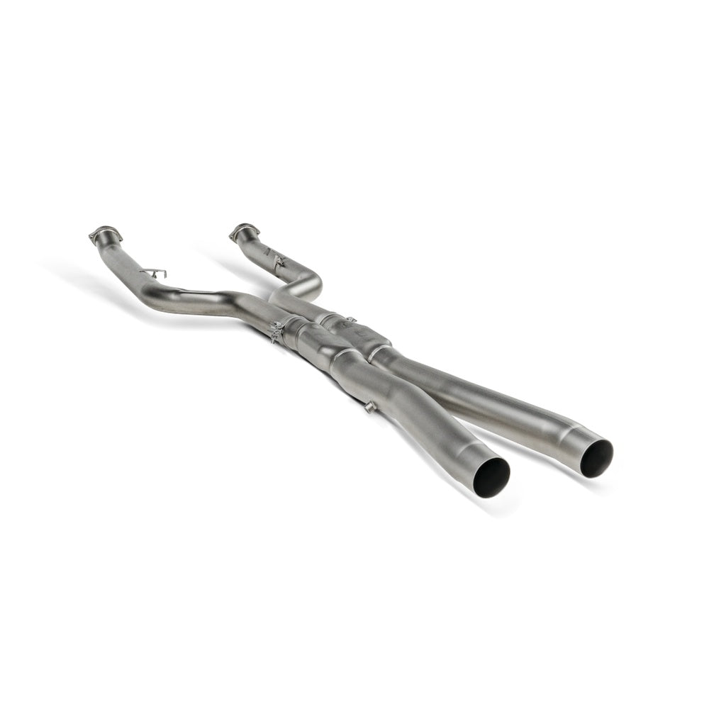 Akrapovic E-BM/T/17 LINK PIPE SET EVOLUTION (TITANIUM) FOR BMW M5 (G90 / G99) OPF / GPF